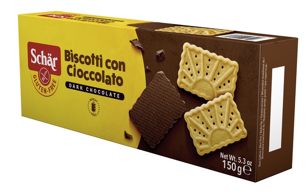 SCHAR BISCOTTO CON CIOCCOLATO DARK CHOCOLATE 150 G - farmasconti.eu