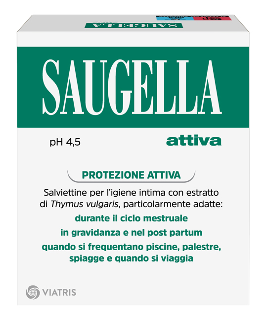 SAUGELLA ATTIVA SALVIETTINE DETERGENTI 10 BUSTINE - farmasconti.eu