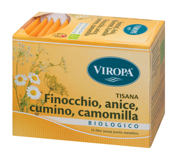 VIROPA FINOCCHIO/CUMINO/ANICE/CAMOMILLA BIO 15 BUSTINE - farmasconti.eu
