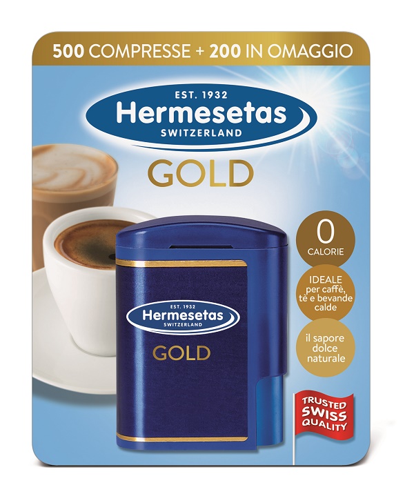 HERMESETAS GOLD 500+200 COMPRESSE 35 G - farmasconti.eu