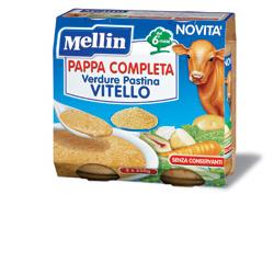 MELLIN PAPPA COMPLETA VITELLO 250 G 2 PEZZI - farmasconti.eu