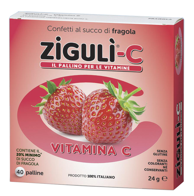 ZIGULI C FRAGOLA 40 CONFETTI 24 G - farmasconti.eu