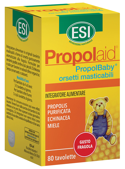ESI PROPOLAID ORSETTI JUNIOR 80 TAVOLETTE - farmasconti.eu
