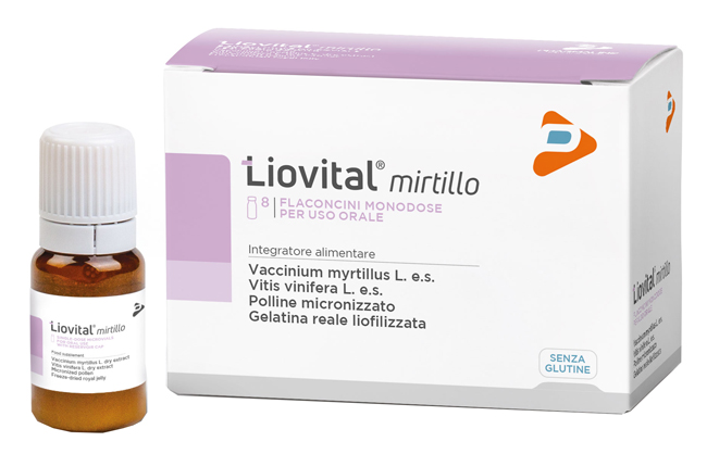LIOVITAL MIRTILLO 8 FLACONCINI 10 ML - farmasconti.eu