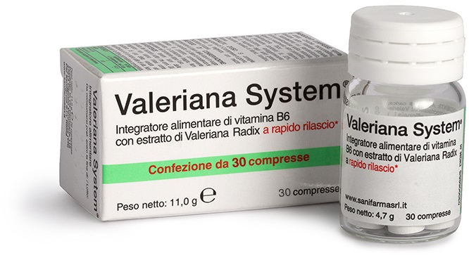 VALERIANA SYSTEM 30 COMPRESSE - farmasconti.eu