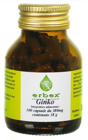 GINKGO BILOBA 100 CAPSULE 380 MG - farmasconti.eu