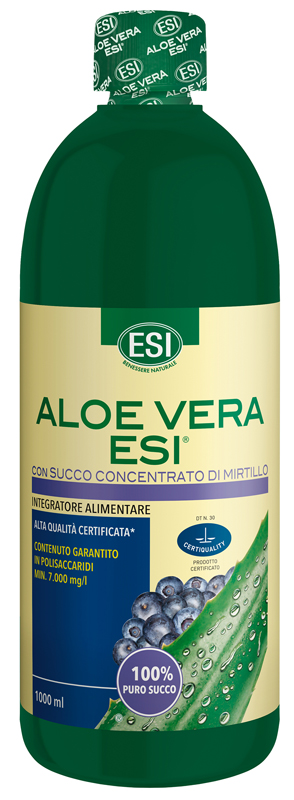 ESI ALOE VERA SUCCO MIRTILLO 1000 ML - farmasconti.eu