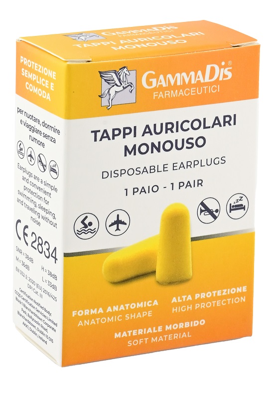 TAPPO AURICOLARE EAR GOMMAPIUMA 2 PEZZI GAMMADIS - farmasconti.eu