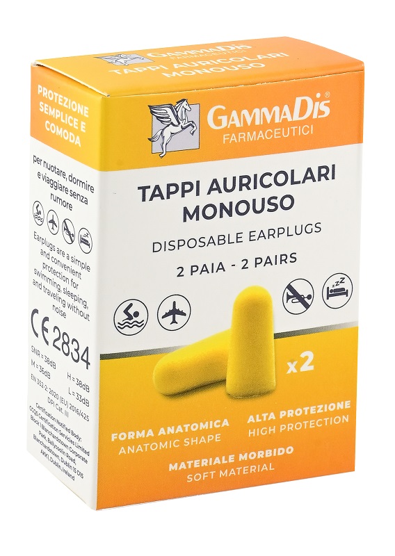 TAPPO AURICOLARE EAR GOMMAPIUMA 4 PEZZI GAMMADIS - farmasconti.eu