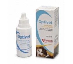 OPTIVET DETERGENTE PER OCCHI PER CANI E GATTI FLACONE 50 ML - farmasconti.eu