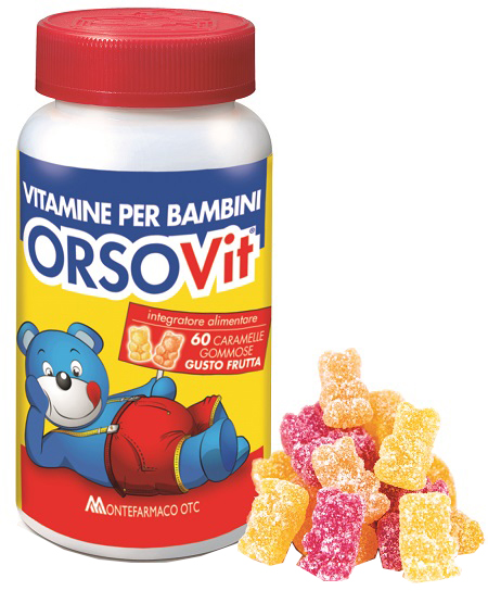 ORSOVIT CARAMELLE GOMMOSE VITAMINA BB SENZA GLUTINE 60 PEZZI - farmasconti.eu