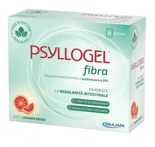 PSYLLOGEL FIBRA ARANCE ROSSE 20 BUSTINE - farmasconti.eu