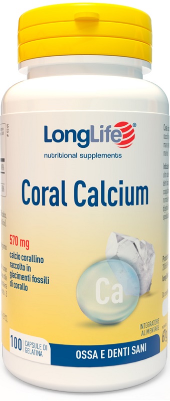 LONGLIFE CORAL CALCIUM 100 CAPSULE DI GELATINA - farmasconti.eu