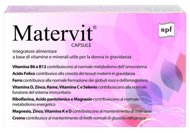 MATERVIT 30 CAPSULE - farmasconti.eu