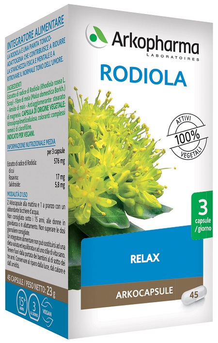 ARKO CAPSULE RODIOLA 45 CAPSULE - farmasconti.eu