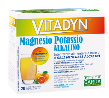 VITADYN MAGNESIO POTASSIO ALKALINO 20 BUSTINE - farmasconti.eu