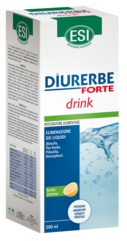 ESI DIURERBE FORTE DRINK LIMONE 500 ML - farmasconti.eu