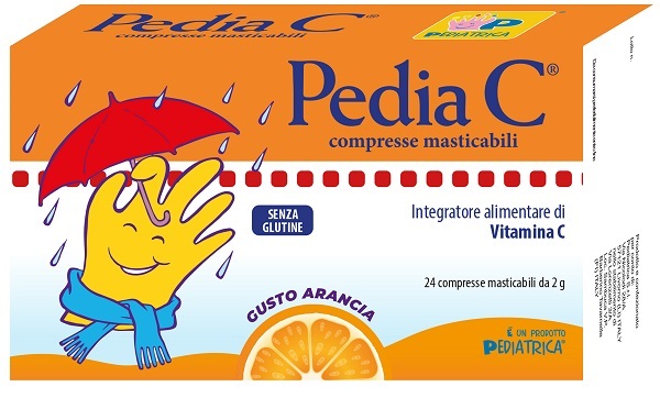 PEDIA C ARANCIA 24 COMPRESSE MASTICABILI - farmasconti.eu