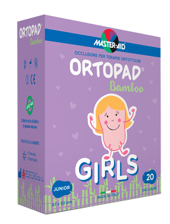 CEROTTO OCULARE PER ORTOTTICA ORTOPAD GIRLS JUNIOR 5X6,7 20 PEZZI - farmasconti.eu
