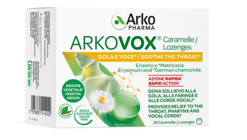 ARKOVOX MENTA/EUCALIPTO 24 CARAMELLE - farmasconti.eu