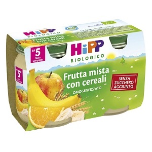 HIPP BIO HIPP BIO OMOGENEIZZATO FRUTTA MISTA CON CEREALI 2X125 G - farmasconti.eu