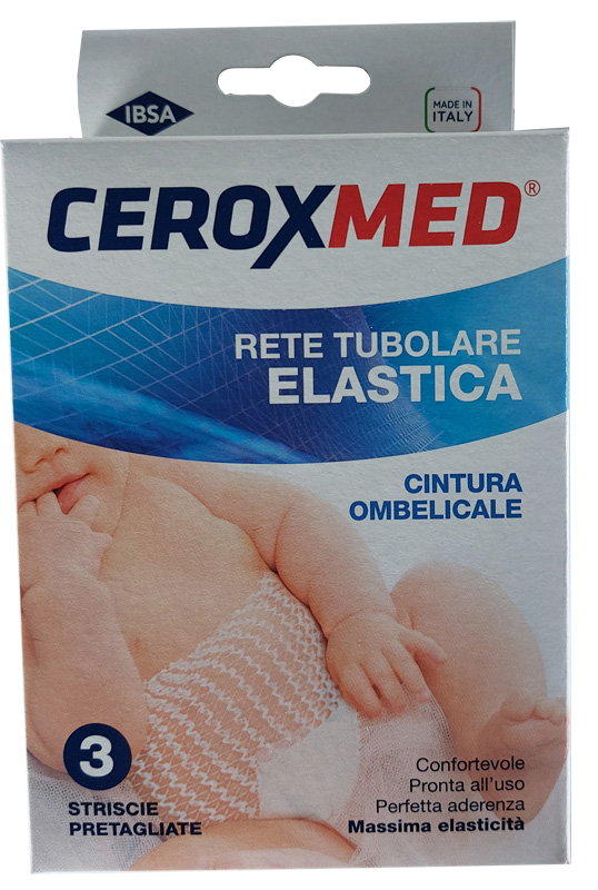 CEROXMED RETE TUBOLARE CAL 5,5 CINTURA OMBELICALE 45 CM 3 PEZZI - farmasconti.eu