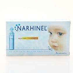 SOLUZIONE FISIOLOGICA PER ASPIRATORE NASALE NARHINEL 20 FIALE DA 5ML - farmasconti.eu