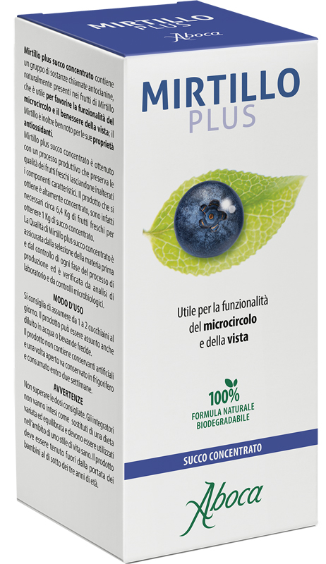 MIRTILLO PLUS SUCCO CONCENTRATO 100 ML - farmasconti.eu
