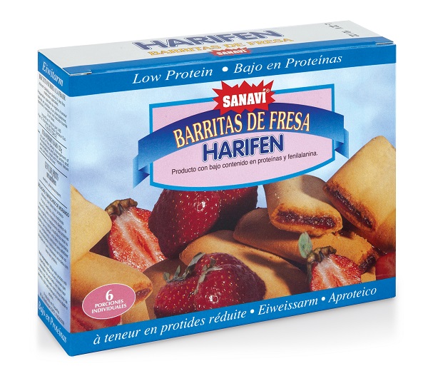 HARIFEN SNACK FRAGOLA 125 G - farmasconti.eu