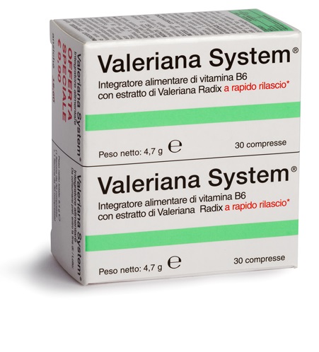 VALERIANA SYSTEM 30 COMPRESSE + 30 COMPRESSE - farmasconti.eu