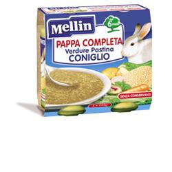 MELLIN PAPPA COMPLETA CONIGLIO 250 G 2 PEZZI - farmasconti.eu