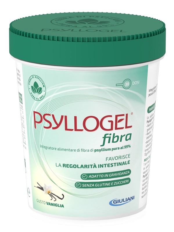 PSYLLOGEL FIBRA VANIGLIA VASO 170 G - farmasconti.eu