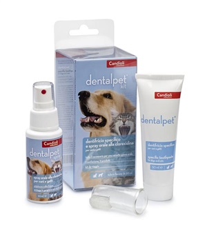 DENTALPET KIT DENTIFRICIO 50ML+SPRAY ORALE 50ML+1 DITALE - farmasconti.eu