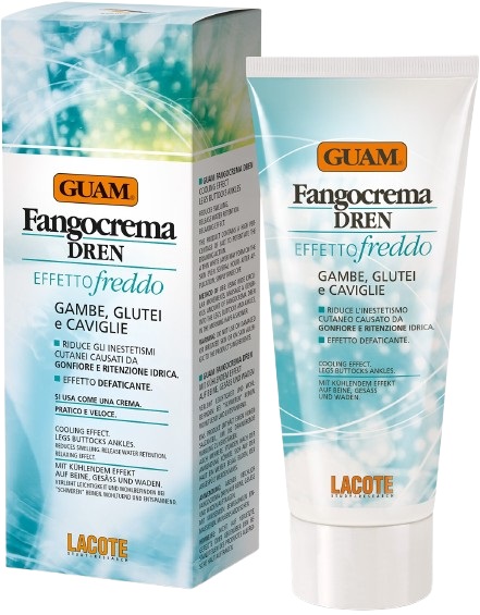 GUAM FANGOCREMA DREN EFFETTO FREDDO 200 ML - farmasconti.eu