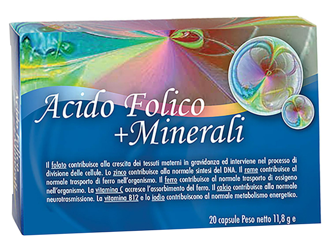 ACIDO FOLICO + MINERALI 20 CAPSULE - farmasconti.eu