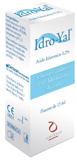 IDRO-YAL SOLUZIONE OFTALMICA LUBRIFICANTE IDRATANTE ACITO IALURONICO 0,2% 15 ML - farmasconti.eu