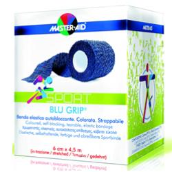 BENDA ELASTICA AUTOBLOCCANTE MASTER-AID BLUGRIP 6X4,5 - farmasconti.eu