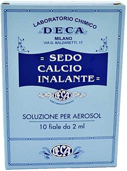 SEDO CALCIO INALANTE SOLUZIONE AEROSOL 10 FIALE 2 ML - farmasconti.eu