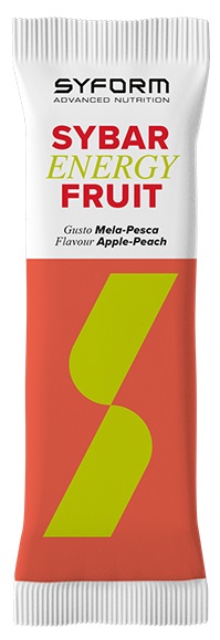 SYBAR ENERGY FRUIT BARRETTA MELA-PESCA 40 G - farmasconti.eu
