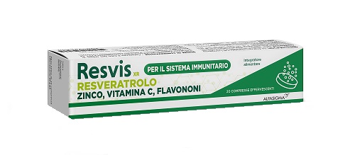 RESVIS XR ALFASIGMA 20 COMPRESSE EFFERVESCENTI DA 4 G - farmasconti.eu