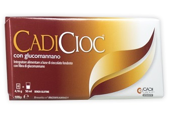CADICIOC TAVOLETTA FONDENTE CON GLUCOMANNANO 100 G - farmasconti.eu