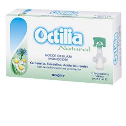 OCTILIA NATURAL GOCCE OCCHI IRRITATI E ARROSSATI 10 FLACONCINI MONODOSE 0,5 ML - farmasconti.eu