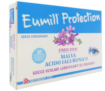 EUMILL PROTECTION GOCCE OCULARI 10 FLACONCINI MONODOSE 0,5 ML - farmasconti.eu