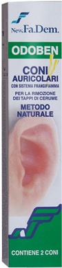 ODOBEN CONO PER PULIZIA AURICOLARE 2 PEZZI - farmasconti.eu