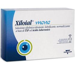 SOLUZIONE OFTALMICA IDRATANTE LUBRIFICANTE XILOIAL 20 MONODOSE DA 0,5ML - farmasconti.eu