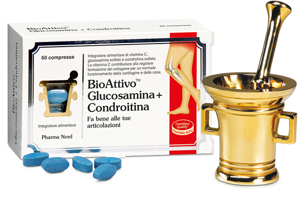 BIOATTIVO GLUCOSAMINA + CONDROITINA 60 COMPRESSE - farmasconti.eu