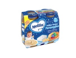 MELLIN BABY CENA COMPLETA FORMAGGINO PASTICA 2 PEZZI DA 200 G - farmasconti.eu