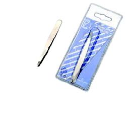 PINZETTA DEPILATORIA INOX PUNTA OBLIQUA - farmasconti.eu