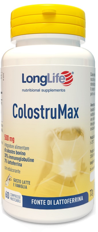 LONGLIFE COLOSTRUMAX 60 COMPRESSE MASTICABILI - farmasconti.eu
