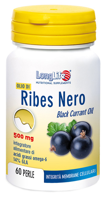 LONGLIFE OLIO RIBES NERO 60 PERLE DI GELATINA - farmasconti.eu